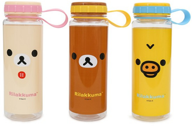 리락쿠마 물통 [핸들 얼굴 500ml-RK189] [R0040] 리락쿠마-R0040, 리락쿠마-R0040-브라운