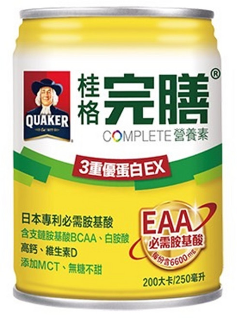 桂格 完膳營養素 3重優蛋白EX, 24個, 250ml