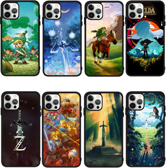 어린이 닌텐도 오락실 젤다의전설 모험의나라 애니 범퍼케이스 아이폰SE2 아이폰SE3 아이폰SE4 아이폰12미니 아이폰13미니 A13 A15 A23 A24 A25
