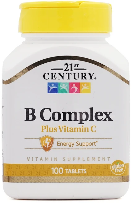 21세기센트리 B 컴플렉스 플러스 비타민 C 타블렛, 1개, 100정 - 쿠팡