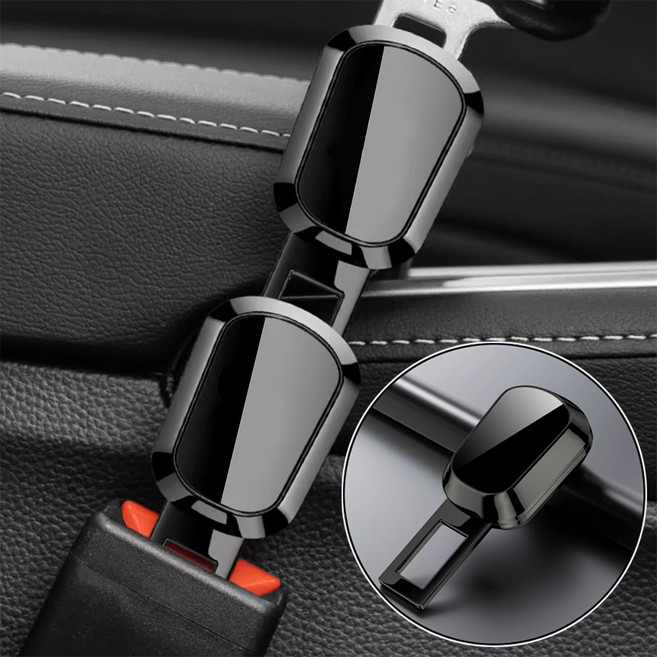 차량용 안전벨트 고급 연장클립 연장버클 카시트, 2개