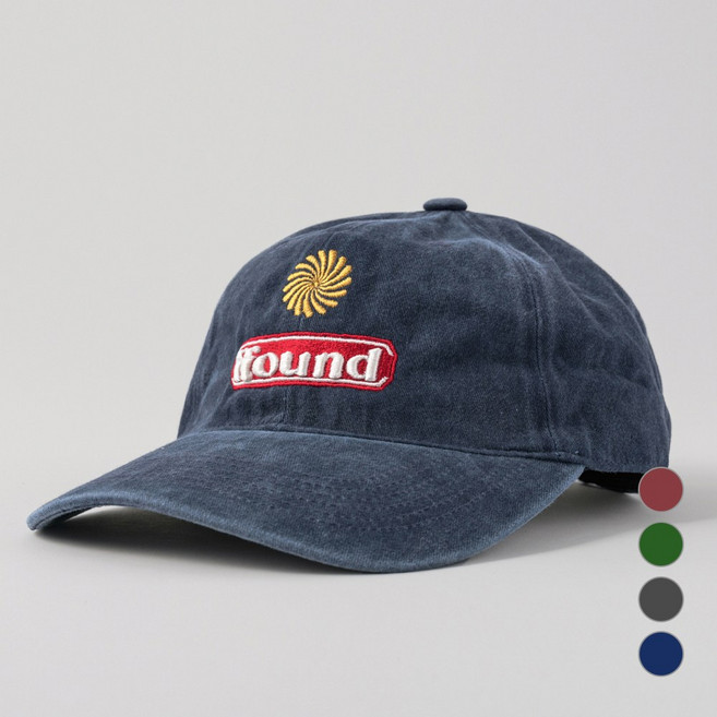 휴먼앤캣 남녀공용 파운드3 스톤 워시드 볼캡 4color