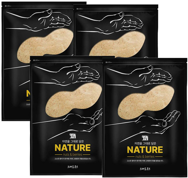 그대로푸드 볶음 땅콩가루 1 kg, 1kg, 4개