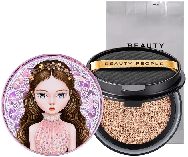 (본품+리필) 뷰티피플 철벽녀 시즌17 에이징 리커버리 커버 쿠션 파운데이션 18g+18g, 1개, 본품(버전1)+리필/23호 - 쿠팡