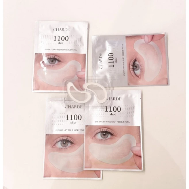 (예약배송) 샤르드 아이백 리프트 1100샷 아이패치 눈패치 눈가주름 개선 눈밑처짐 리프팅 패치 눈가 미간 팔자 주름, 1세트, 4개입 - 쿠팡