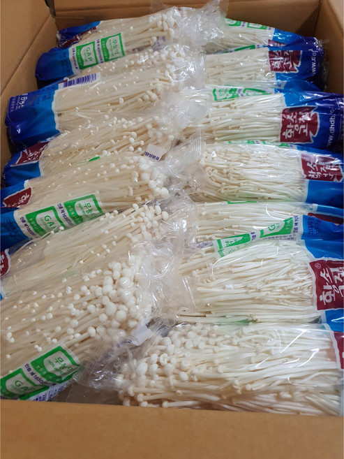 황소 팽이버섯 5kg (150g x 34봉), 34개