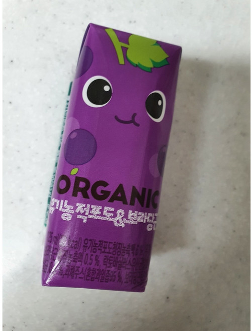 오가닉 유기농 적포도&보라당근, 48개, 125ml