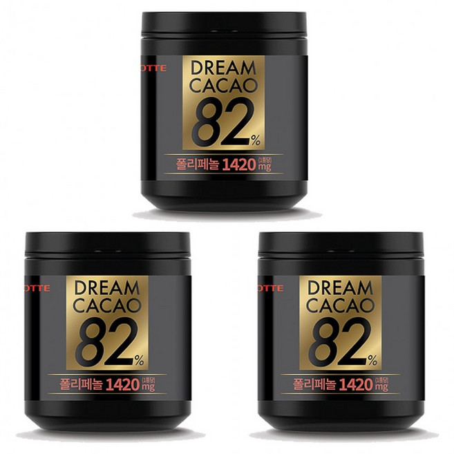 롯데 드림카카오 82% 86g x 3개, 1g, 1개
