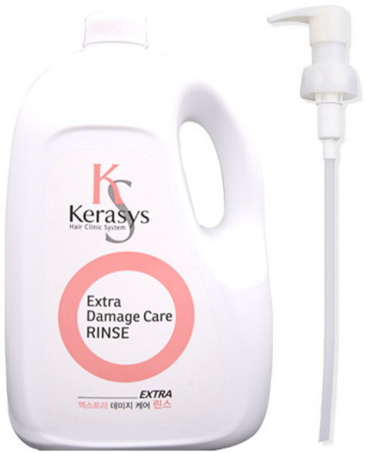 케라시스 엑스트라 데미지 대용량 린스 4000ml + 펌프, 1개, 4L