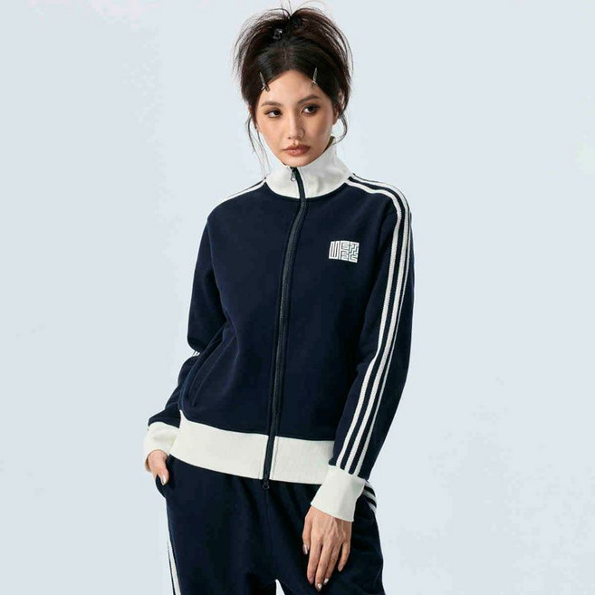 COSYEVNO 봄가을 여성 슬림핏 집업 트레이닝 자켓 BCXwy-6