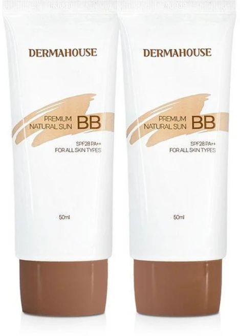 내추럴 썬비비크림50ml 2개잡티커버 SPF28PA++, 기타, 50ml, 2개 - 쿠팡