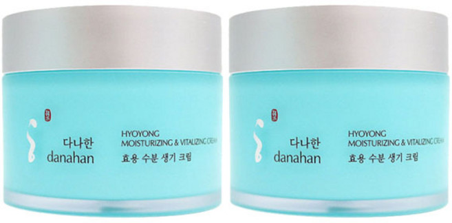 다나한 효용 수분생기크림, 2개, 150ml