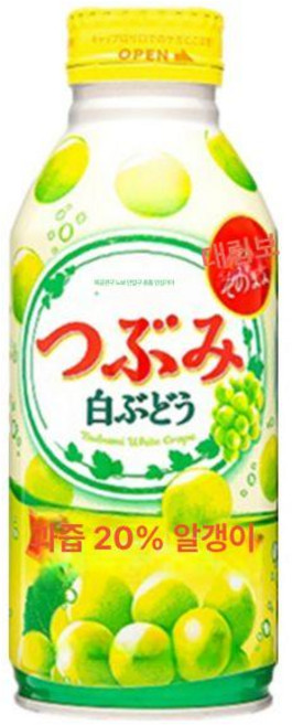 냉장고음료디스펜서 캔맥주 음료 1개, 산가리 그린포도 과육 음료