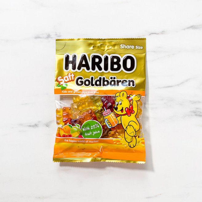 하리보 젤리 주스 샤프트 골드베렌 175g, 1개