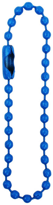 군번줄 체인 인식표줄 열쇠고리줄 볼체인 컬러풀, 파랑, 1개