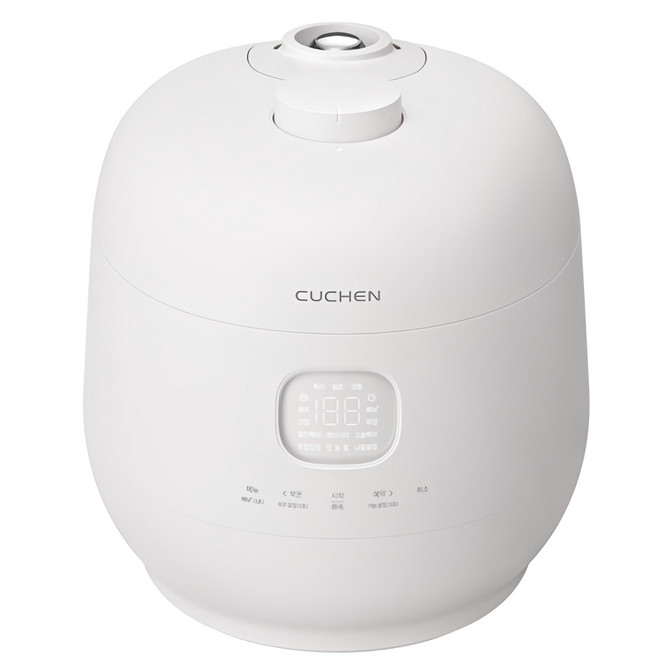 쿠첸 brain 풀스테인리스 듀얼프레셔 IH 전기압력밥솥 10인용, 정품CrH/TWS1010BW 쿠첸브레인듀, 블라썸화이트