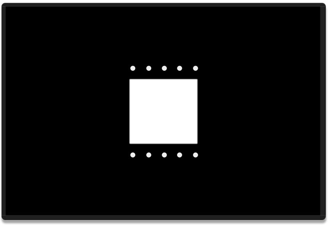 코콤 코맥스 삼성 현대통신 한창 비디오폰 인터폰 초인종 보강판 마감판, 실내비디오폰마감판(블랙), 1개