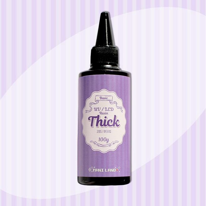 [마니랜드] 베이직 uv/led 레진 100g, 100g 고점도, 1개