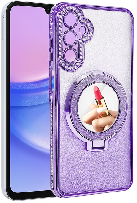 더조은셀러 스파클 거울 큐빅 스탠딩 케이스