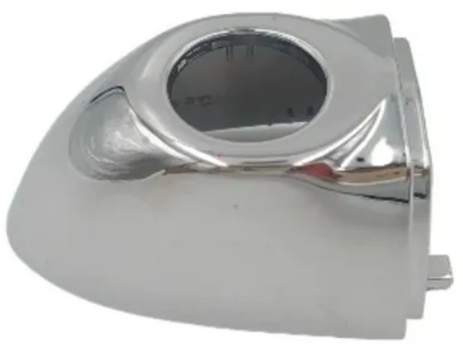 호환 Fiat 500X - 735607049 교체 부품 차량 외부 도어 핸들 캡 전면 외부, 01 Bright Silver