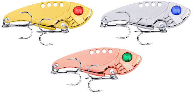 (행운을파는낚시) 미니 메탈바이브(3g 7g 11g) 바이브레이션 배스 쏘가리 루어낚시 하드베이트, MV-6. 블랙 BLACK(7g)