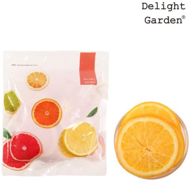 [딜라잇가든]냉동 오렌지(슬라이스), 1개, 500g