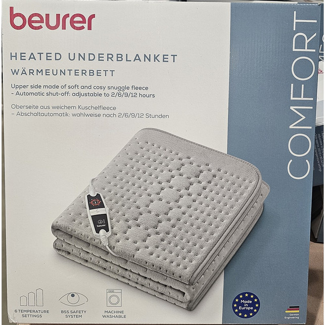 [코스트코] 26년NEW 독일 보이로전기요 1인용 /품질보증 5년/고급형 6단온도조절/CKU117 CKU103 CKU163/ 절전형/ 과열시자동 전기차단/추석부모님선물/보이러전기요, 1인용-그레이(CKU163)