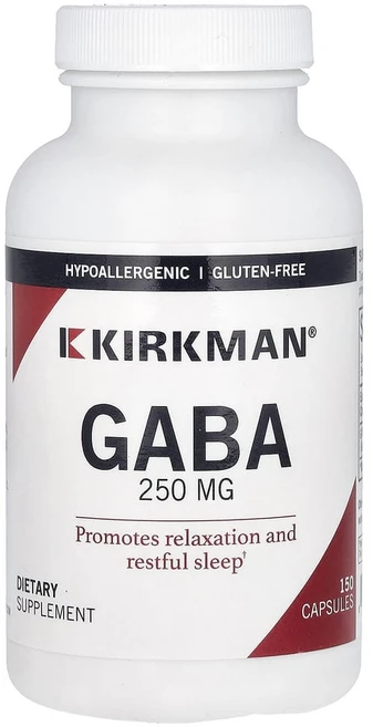 Kirkman Labs (컬크맨 랩) GABA 250mg 캡슐 150정, 1개 - 쿠팡