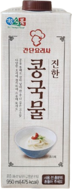 간단요리사 진한 콩국물, 950ml, 10개