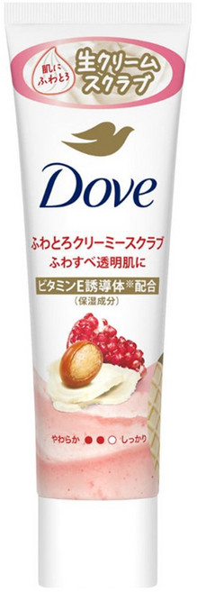 도브 퐁신걸쭉 크리미 스크럽 석류 & 시어버터, 50g, 1개
