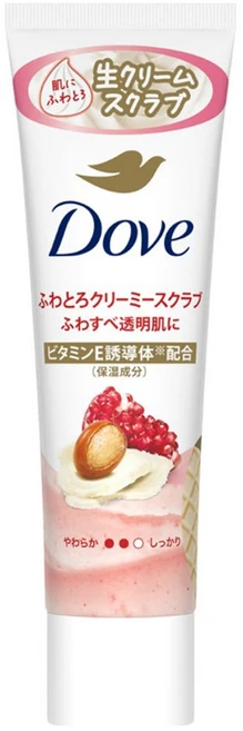 도브 퐁신걸쭉 크리미 스크럽 석류 & 시어버터, 50g, 1개 - 쿠팡