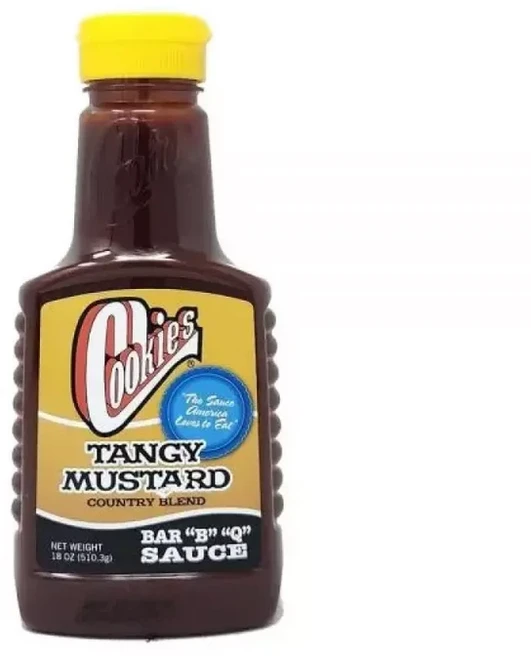 Generic 바베큐 소스 쿠키 탱지 머스타드 컨트리 블렌드 병 473.2ml 16온스, 1개