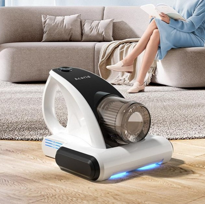 독일 강력 침구 청소기 UV 살균 무선 진드기 제거 핸디 고주파, 화이트+헤파필터 2, 기본 모델명/품번