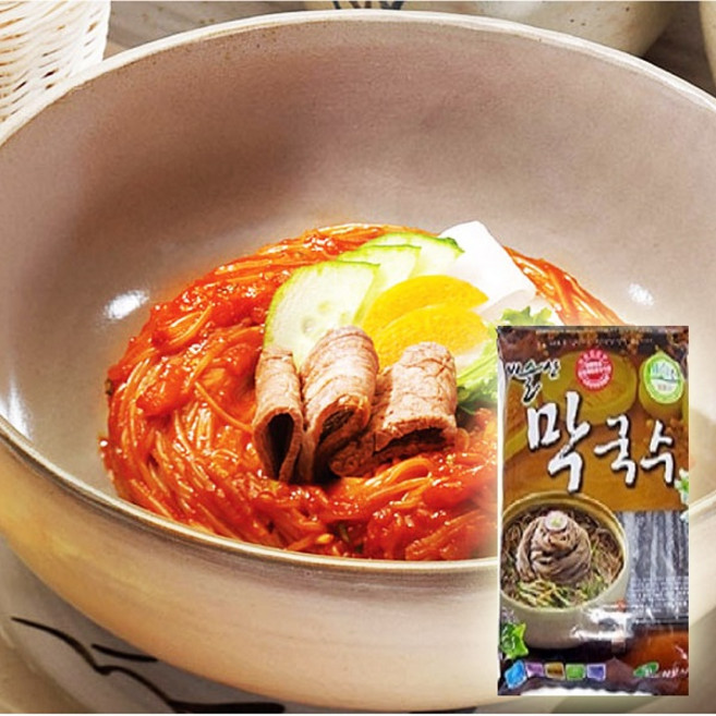 HACCP인증 비슬산 막국수 사리 2kg+비빔장 10봉, 2kg, 10인분