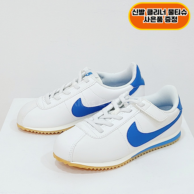 [국내정품] 나이키 키즈 코르테즈 이지온 찍찍이 벨크로 운동화 유아 아동 초등 발편한 러닝화 신발클리너물티슈증정