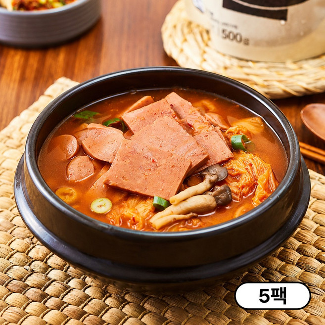집콕집국 부대찌개 500g, 5개