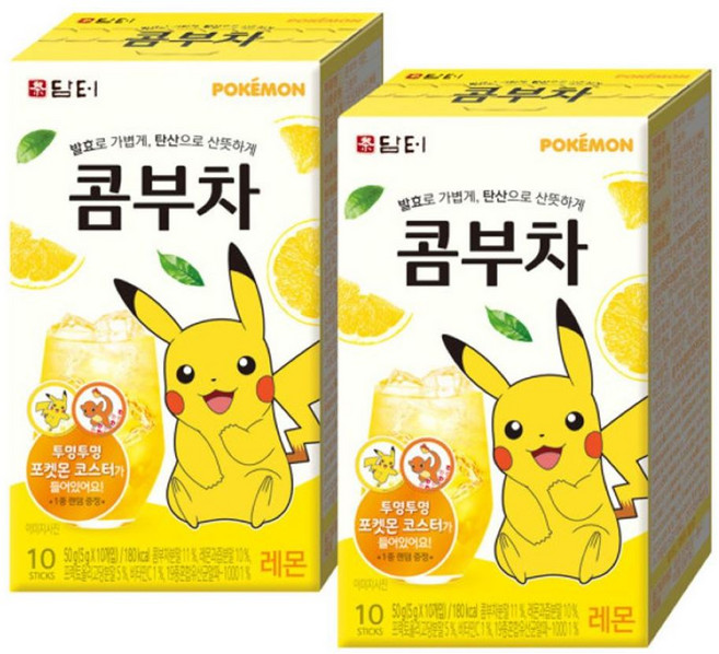 담터 콤부차 레몬 10T x 2개, 5g, 10개입