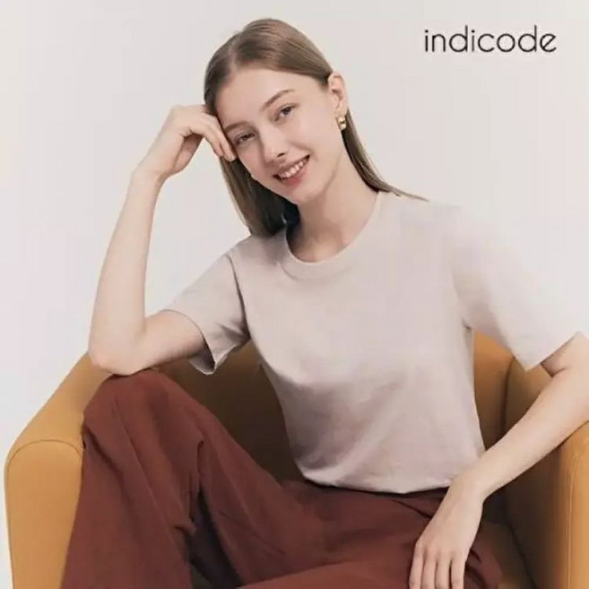 인디코드 25SS 여성 퓨어코튼 100 튜블러 티셔츠 5종 택1