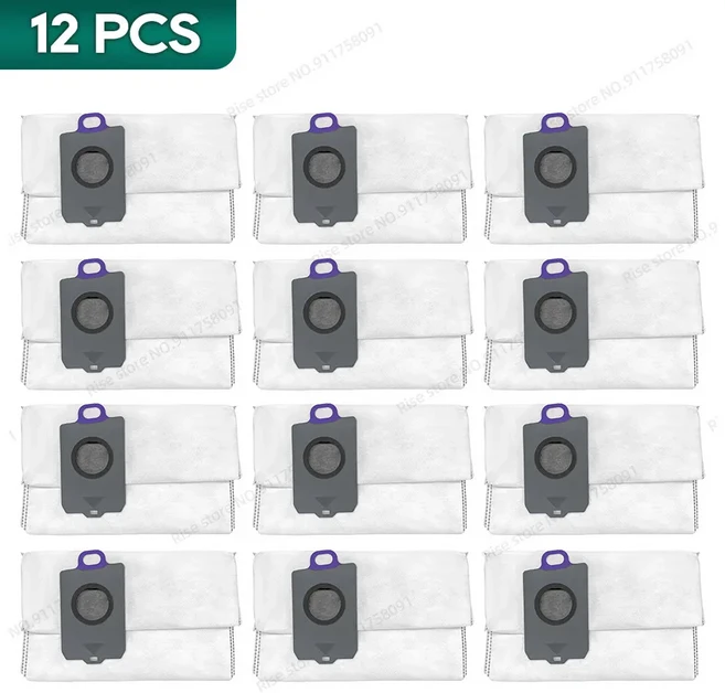 (나르왈 플로우-자동 리필 및 배수 버전) 호환 액세서리 메인 브러시 헤파 필터 먼지 봉투 천 예비 부품, 03 Set 16