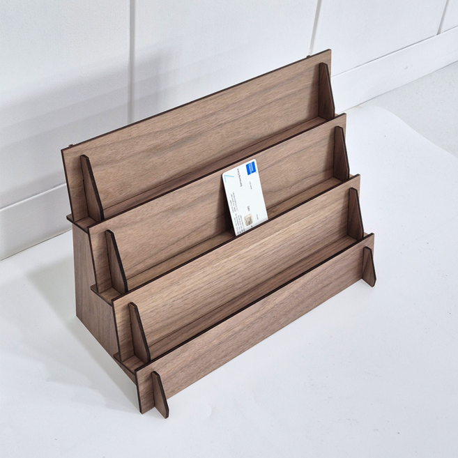 잡지꽃이 거치대 매거진랙 브로슈어 옆서 진열대 홍보물 전시 조립형, 수납거치대 소