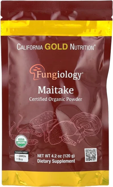캘리포니아 골드 뉴트리션 CGN 잎새버섯 분말 Maitake Powder 120g, 1개 - 쿠팡