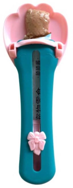 고양이짜개 츄르케이스 반려동물 간식주기 냥이용품, 1개