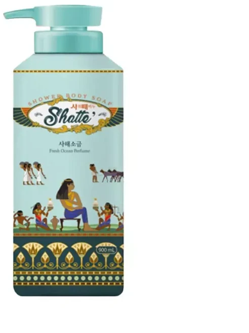 무궁화 샤워때비누 각질제거 바디워시 사해소금, 900ml