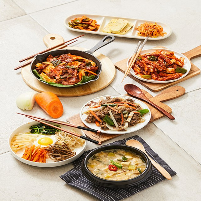 [THE경희궁찬] 반찬 식단 간편 세트 가정식 집밥 밑반찬 배달 나물 골고루, 1세트
