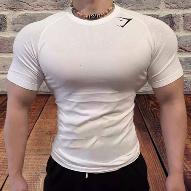 짐샤크 여름 사이클 운동 트레이닝 헬스 반팔 티셔츠 흡한속건