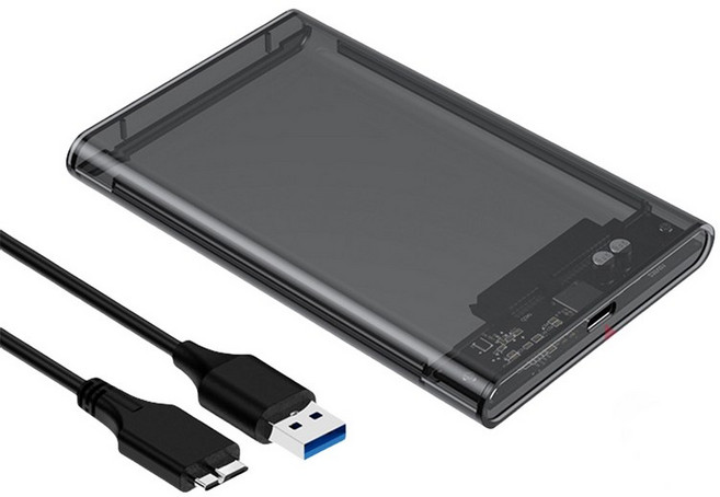 인치 휴대용 솔리드 노트북 투명 태블릿 USB3 하드 디스크 외장형 드라이브 USB 유형 스테이트 박스