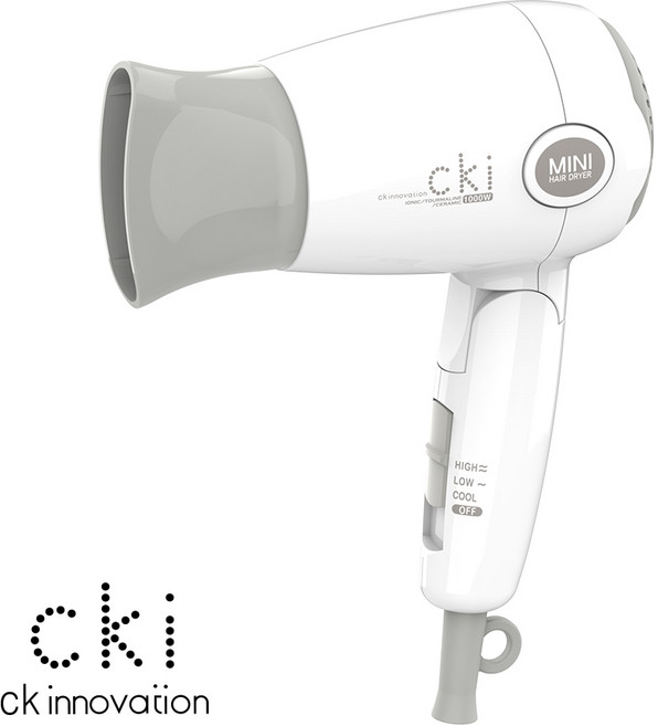 CKI 접이식 헤어 드라이어 1000W, CKI-D101