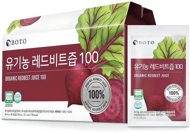 보뚜 레드비트즙 100, 90ml, 30개