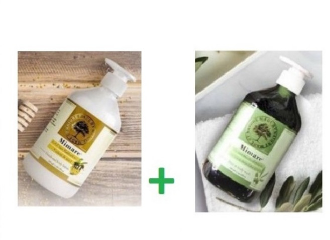 Mimare 橄欖精油三合一清潔露 蜂蜜蘆薈潤膚乳, 1個