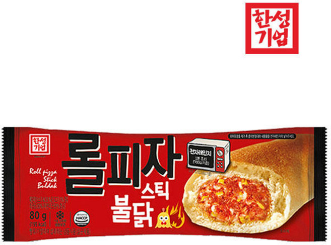 한성기업 롤피자스틱 불닭, 80g, 30개